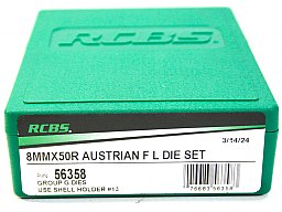 RCBS Langwaffenmatrizensatz Full Length 2-Die-Set GROUP G 8MMx50R | 8x50R 8 x 50 R AUSTRIAN #56358