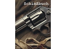 Schießbuch | Schiessbuch für Sportschützen - Motiv Revolver