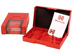HORNADY #544600 DIE STORAGE BOX | Universal Matrizenaufbewahrungsbox ROT > Matrizen Bushings Shellho