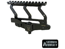 WBP Seitenmontage AKM AK47 AK74 QD Mount Picatinnyrail Stanag Standard 3MAO .223 7,62X39