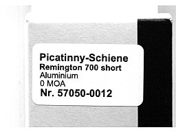 Recknagel (Weaver) Picatinny Schiene für Remington 700 SHORT Action (.223 .308) inkl. Schrauben NEU!