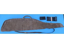 Neuwertiges/kaum benutztes Wildleder-Gewehrfutteral – Nutzlänge ca. 115 cm