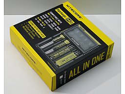 Nitecore NEW D4EU Universal Charger Akku Batterieladegeräte | Li-Ion, Ni-MH, Ni-Cd LiFePO4 AA CR123