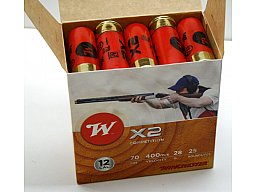 250 x WINCHESTER X2 BLEI PD | Sportschrotpatronen Fallscheibe, Parcours ... | 12/70 2,4mm 28g No 7,5