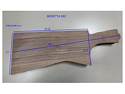 SCHAFT BLANKS BERETTA 686 Schrankung nach rechts/STOCK BLANKS TYPE BERETTA 686