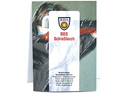 1 x Schießbuch Schießnachweisheft für Behörden oder Verband Bedürfnisnachweis 32 Seiten BDS 105x148