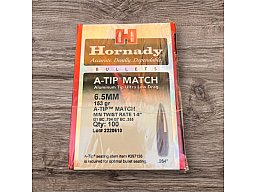 100 Geschosse Hornady .264 153 gr A-TIP Match