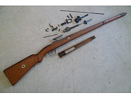 Ersatzteile und Schaft DWM Modelo 1908 Brasilien