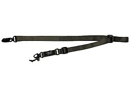Gewehrriemen Oliv Nylon m. Karabiner und Clipverschluss - Gewehrgurt Waffenriemen