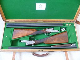 Seitenschloss-Doppelflinten-Pärchen Mauser Bristol 12/70