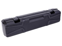 Stabiler Koffer für Zielfernrohre oder Schalldämpfer | 44 x 10,5 x 8,5 cm | abschließbar, gepolstert