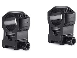 HAWKE Taktische Ringmontage 1Paar: 25,4mm 1'' Zoll für Weaver Picatinny Schiene Bauhöhe E-High 23mm