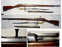 Chassepot Gewehr 1866 mit Bajonett