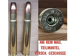 .416 REM Mag, Teilmantel, Deko-Patrone