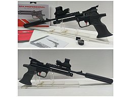 Luftpistole UX SPA __ NEU __ Kal. 5,5mm __ LP + Schalldämpfer + RedDot im SET