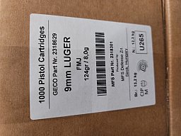 Geco 9mm Luger, 8,0g VM