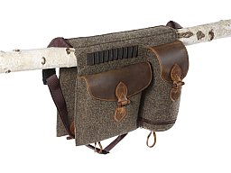 Fritzmann Ansitztasche Wollfilz mit Leder Versandkostenfrei 32303-02