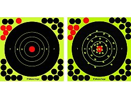 36 Blatt - Splitterzielscheiben - Splatter Targets - reaktiv - selbstklebend - Durchmesser 17 cm