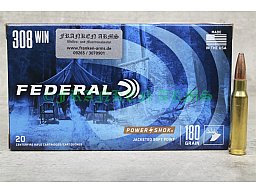 Federal Power Shok .308 Win Teilmantel 180gr. 11,7g 20 Stück 300308B