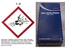 Zünder von CCI 500 Small Pistol