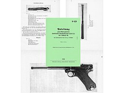 Nachdruck Dienstvorschrift Wehrmacht zum Einstecklauf Pistole 08 Luger
