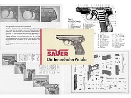 Nachdruck Bedienungsanleitung der Sauer-Innenhahn-Pistole Modell H