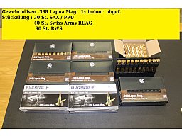 160 Hülsen .338 Lapua Mag.