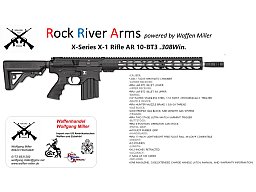 AR10 BT3 X1 Rifle Rock River Arms .308Win. Kein Schmeisser, Oberland, Hera, Colt