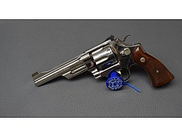 Revolver Smith & Wesson Mod. 27-2, Kaliber 357 Magnum, 6", werksvernickelt sehr gut