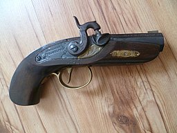 Perkussionspistole Dikar Philadelphia Derringer Cal. .45