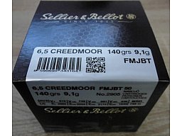 Munition S&B 6,5 Creedmoor VM 140gr