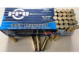 Munition PPU 357mag HP