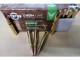 Munition PPU 8x60S TM Z-GROM bleifrei