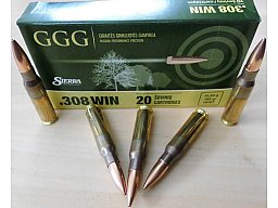 Munition GGG 308win 168gr SMK Sierra