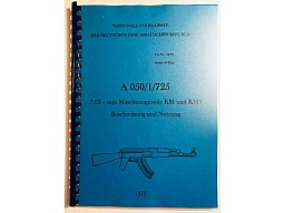 Dienstvorschrift REPRO in deutsch für AK47 Kalashnikov 7,62x39 Molot Saiga Cugir Izmash AK-47