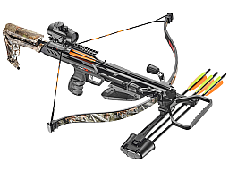 Mega-Set: 175 lbs Recurve-Armbrust Jaguar II camo neu mit sehr viel Zubehör