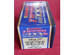 BARNES TTSX Geschosse Kaliber 270 .277" - 130 Grain
