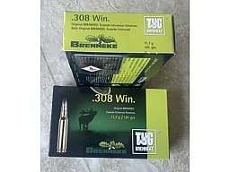 40 x Patronen Brenneke Cal. .308 Win. - 181 grs. TUG