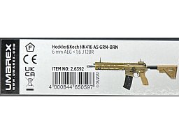 HK416 A5 NEU NEU VFC S-AEG RAL8000