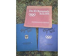 Antiquarisches Buch: konvolut Sammelbilderalben Olympia 1928/32/36