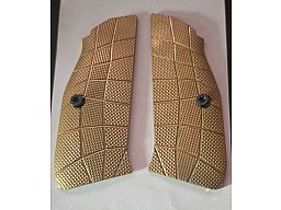 Lok Grips - Palm Swell GridLOK Thin Grips Shadow 2 (Brass), texture Aggressive