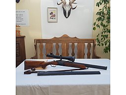 Bockbüchsflinte Brünner Tatra Kal. 7x65R 12/70 Zeiss Zielfernrohr 3-12x56 & Wechsellauf Kal. 12/70