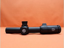 Geco Zielfernrohr 1-6x24 IR TT Tactical, GCDT Leuchtabsehen (2.BE) Circle-Dot für IPSC/ Dynamic usw.