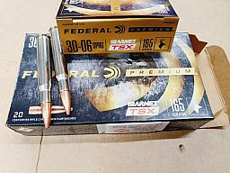 .30-06/165 grs. Federal Barnes TSX 20 stk. bleifrei #SSZ Berka