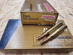 7mm Rem. Magnum/160grs. Federal Nosler Partition Angebot!! 20 stk. # SSZ Berka