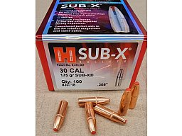 .308/.30-175 grs Sub-X Hornady Geschosse 100 Stk. No. 30718