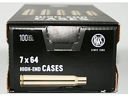 100 Stück NEUE RWS Hülsen 7x64 RUAG HighEndCases Wiederladehülsen> NEUE 100er Packung! #2412375
