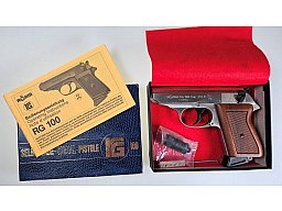 original Röhm, OVP, RG 100 (matt vernickelt), .315 Knall