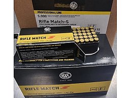 .22LR 40grs RWS Rifle Match S 5000 Stk. Nr. 2314372 # SSZ Berka