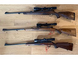 Konvolut 21 St. LANGWAFFEN Blaser Voere Landmann Abschätzung Steyr Beretta FN Brünner M Zeiss Kahles